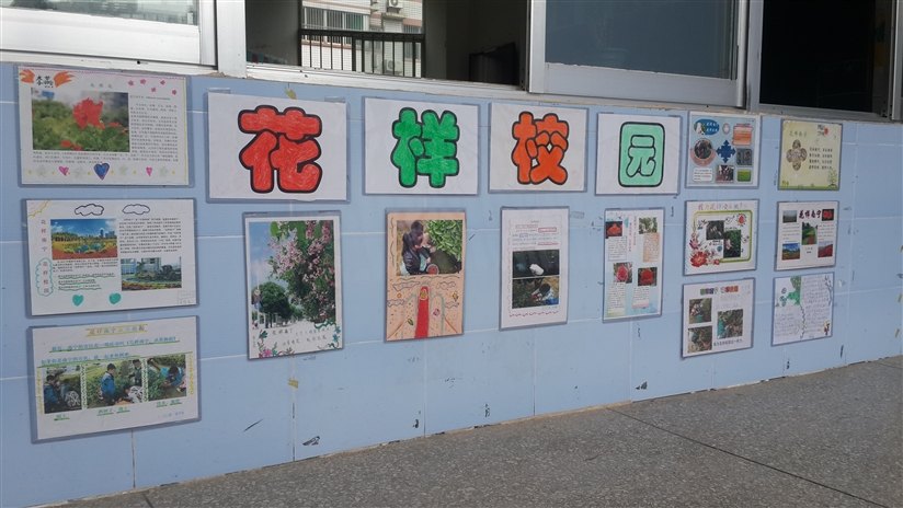 花样少年为校园做贡献